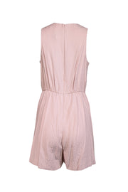 Current Boutique-BCBG Max Azria - Muted Pink textured Sleeveless Romper Sz 8