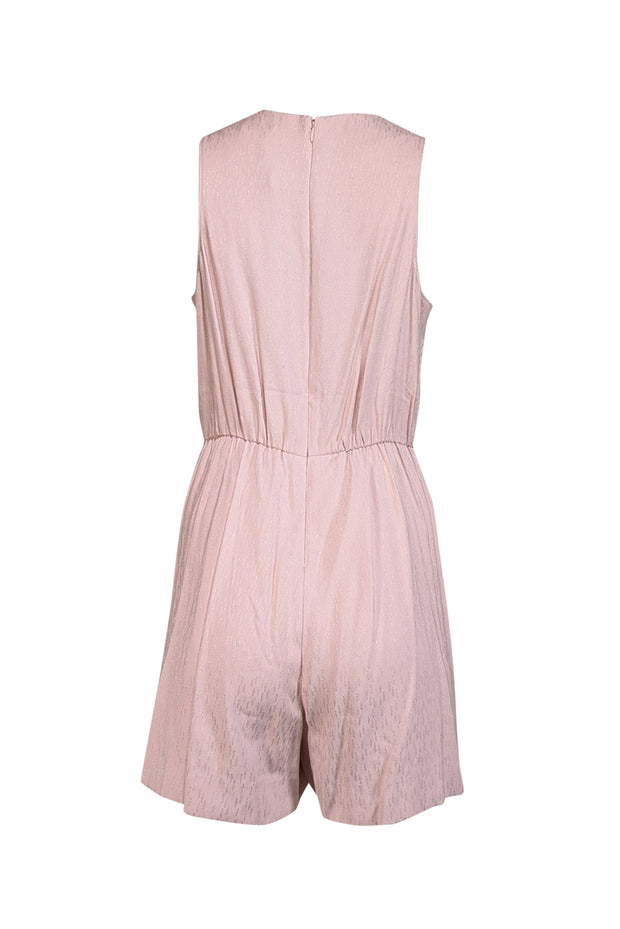 Current Boutique-BCBG Max Azria - Muted Pink textured Sleeveless Romper Sz 8