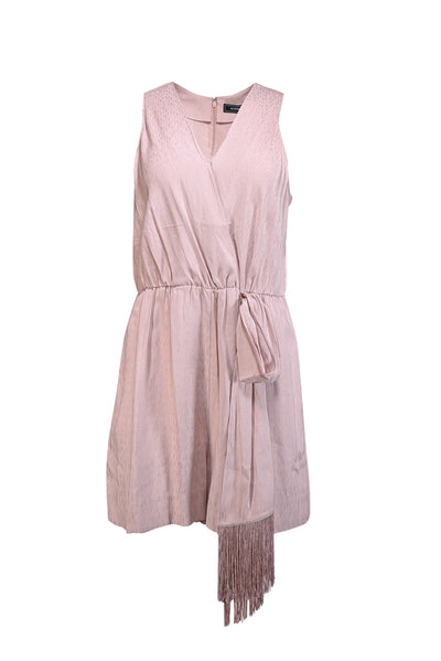 Current Boutique-BCBG Max Azria - Muted Pink textured Sleeveless Romper Sz 8
