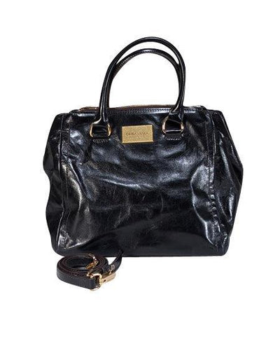 Current Boutique-Bimba y Lola - Dark Brown Leather Detachable Strap Satchel Bag