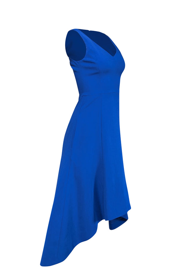 Current Boutique-Black Halo - Cobalt Blue Sleeveless High-Low Dress Sz 2