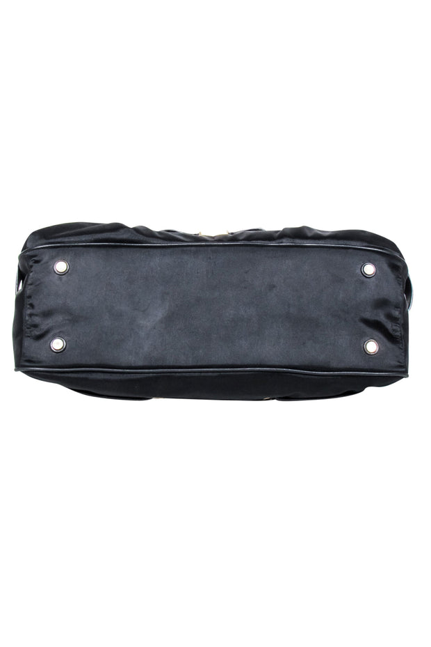 Current Boutique-Botkier - Black Satin Large Shoulder Bag
