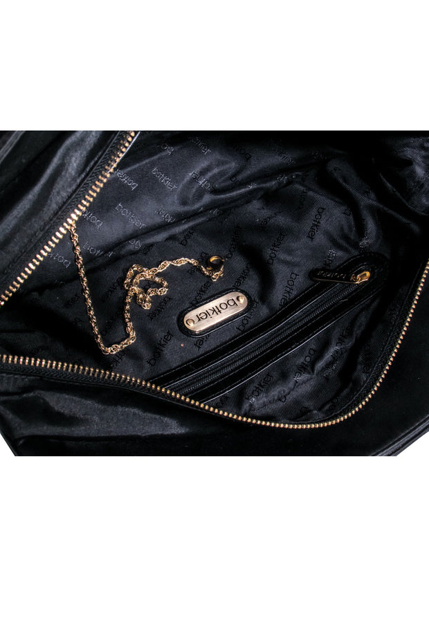 Current Boutique-Botkier - Black Satin Large Shoulder Bag
