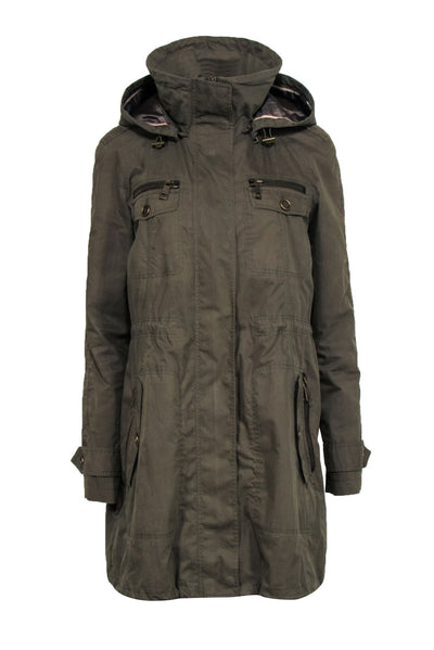 Current Boutique-Burberry Brit - Olive Green Utility Jacket Sz 10