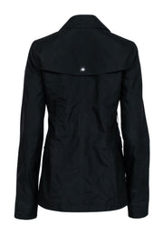 Current Boutique-Burberry Brit - Black Lightweight Zipper Jacket Sz 4