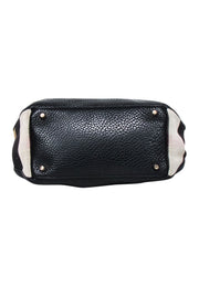 Current Boutique-Burberry - Black Leather w/ Signature Plaid Sides Crossbody Bag