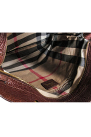 Current Boutique-Burberry - Beige Canvas Shoulder Bag w/ Brown Leather Trims