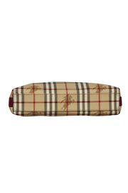 Current Boutique-Burberry - Beige Signature Plaid Logo Shoulder Bag