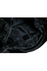 Current Boutique-Burberry - Grey, Black, & Cream Plaid Shoulder Bag