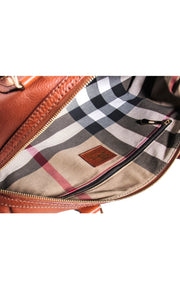 Current Boutique-Burberry - Tan Leather Long Leather Bag