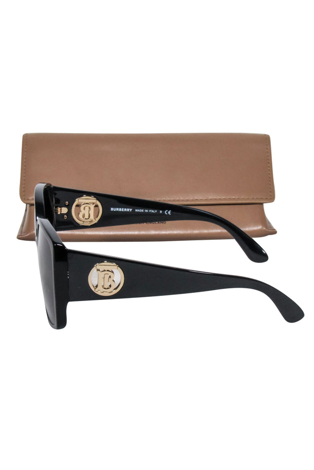 Current Boutique-Burberry - Black Oversized Sunglasses