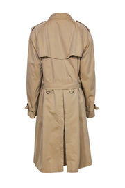 Current Boutique-Burberry - Beige Longline Trench Coat Sz 8