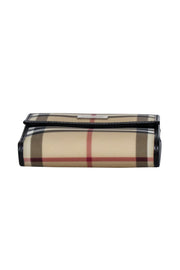 Current Boutique-Burberry - Beige Signature Plaid Square Wallet