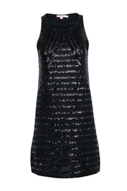 Current Boutique-Calypso - Black Knit Sleeveless Dress w/ Sequins Sz S