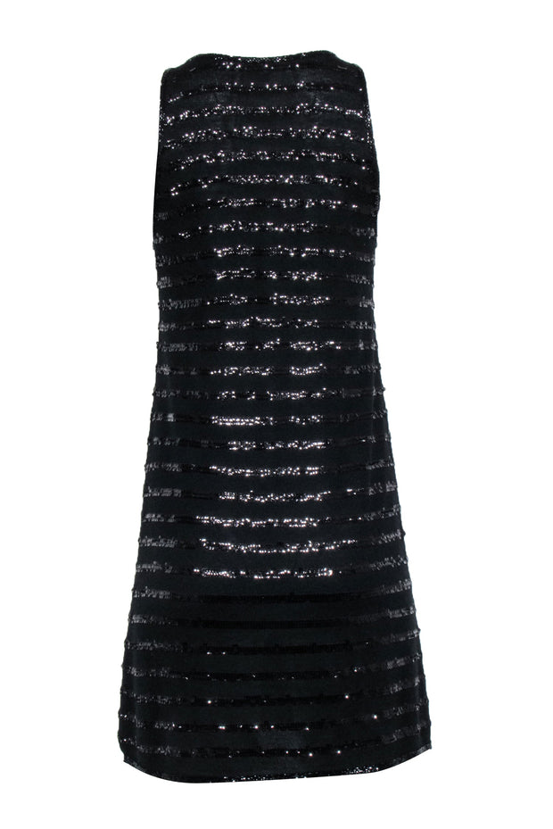 Current Boutique-Calypso - Black Knit Sleeveless Dress w/ Sequins Sz S
