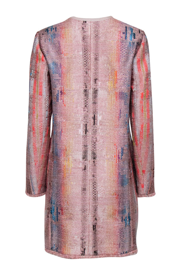 Current Boutique-Carlisle - Pink Metallic Print Jacket Sz 4