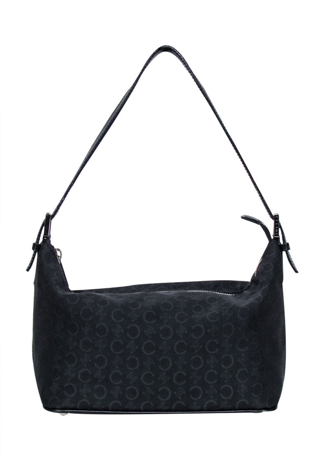 Current Boutique-Celine - Black Monogram "C" Shoulder Bag