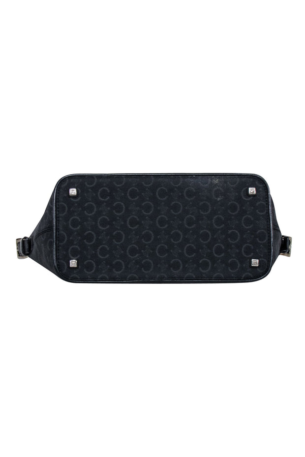 Current Boutique-Celine - Black Monogram "C" Shoulder Bag