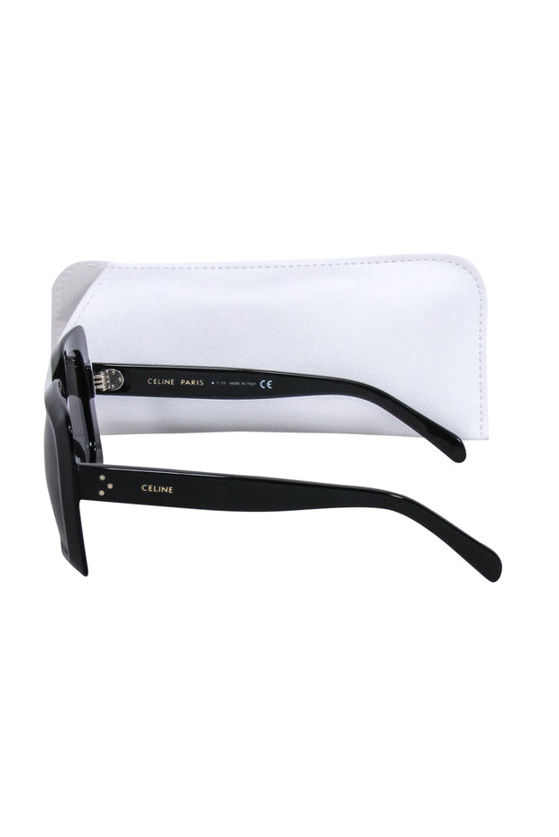 Current Boutique-Celine - Black Large Square Sunglasses