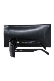 Current Boutique-Celine - Black Rectangular Large Sunglasses