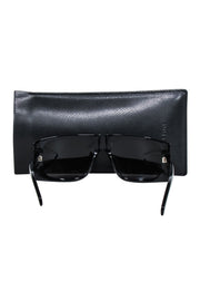 Current Boutique-Celine - Black Rectangular Large Sunglasses