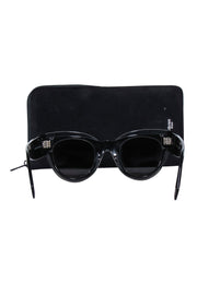 Current Boutique-Celine - Black Rounded Cat-Eye Sunglasses