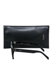 Current Boutique-Celine - Black Square Cat Eye Sunglasses