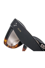 Current Boutique-Celine - Black To Brown Ombre Tortoise Cat-Eye Square Sunglasses