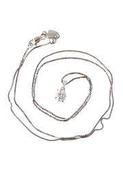 Current Boutique-Central Diamond Center - Sterling Silver Chain w/ Jewel Pendant