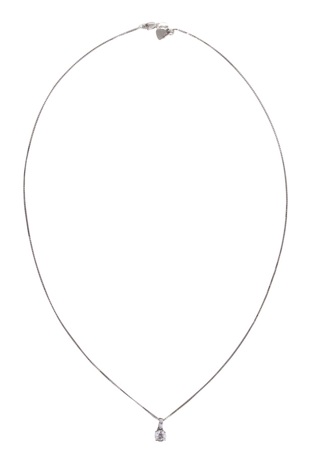 Current Boutique-Central Diamond Center - Sterling Silver Chain w/ Jewel Pendant