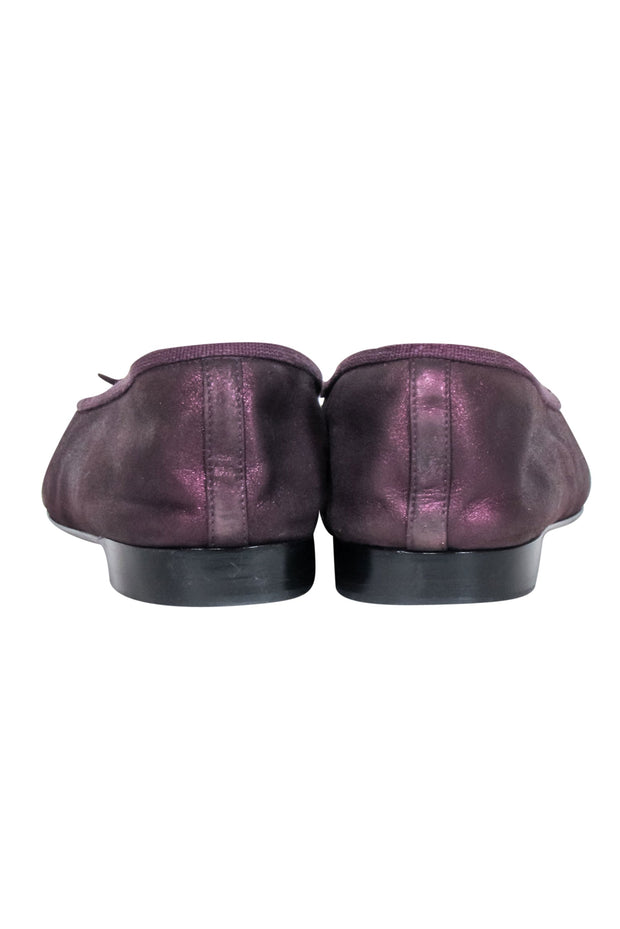 Current Boutique-Chanel - Burgundy Ballet Flats Sz 7.5