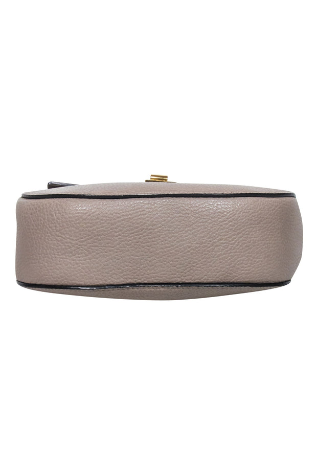 Current Boutique-Chloe - Motty Grey Grained Lambskin Drew Shoulder Bag