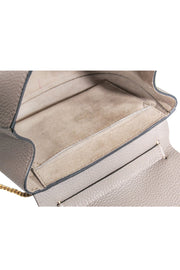 Current Boutique-Chloe - Motty Grey Grained Lambskin Drew Shoulder Bag