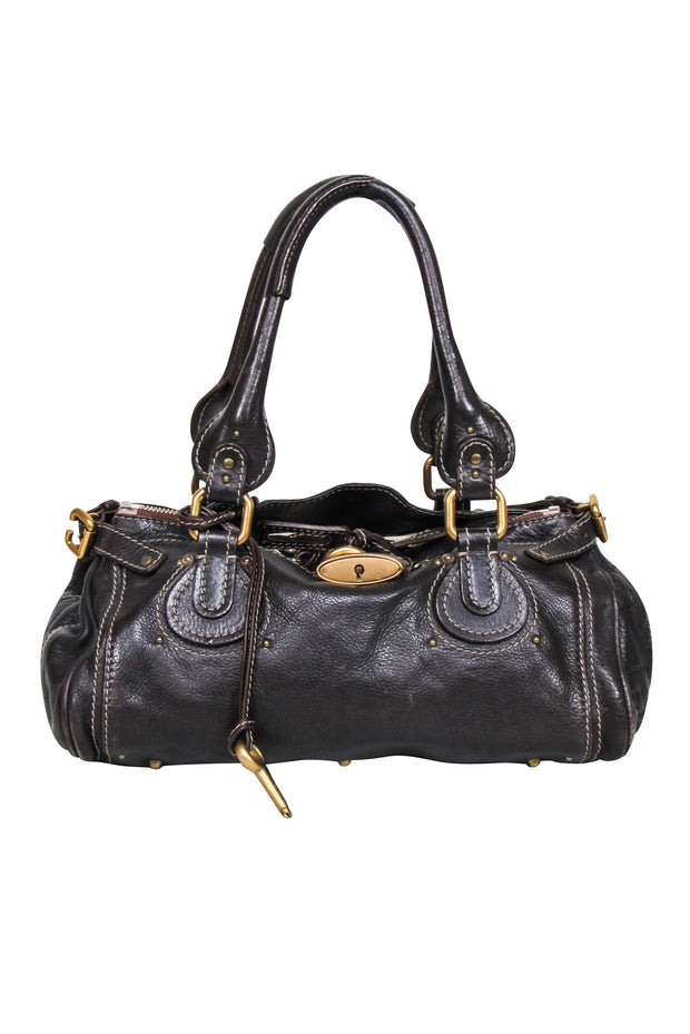 Current Boutique-Chloe - Brown Leather Medium Paddington Bag