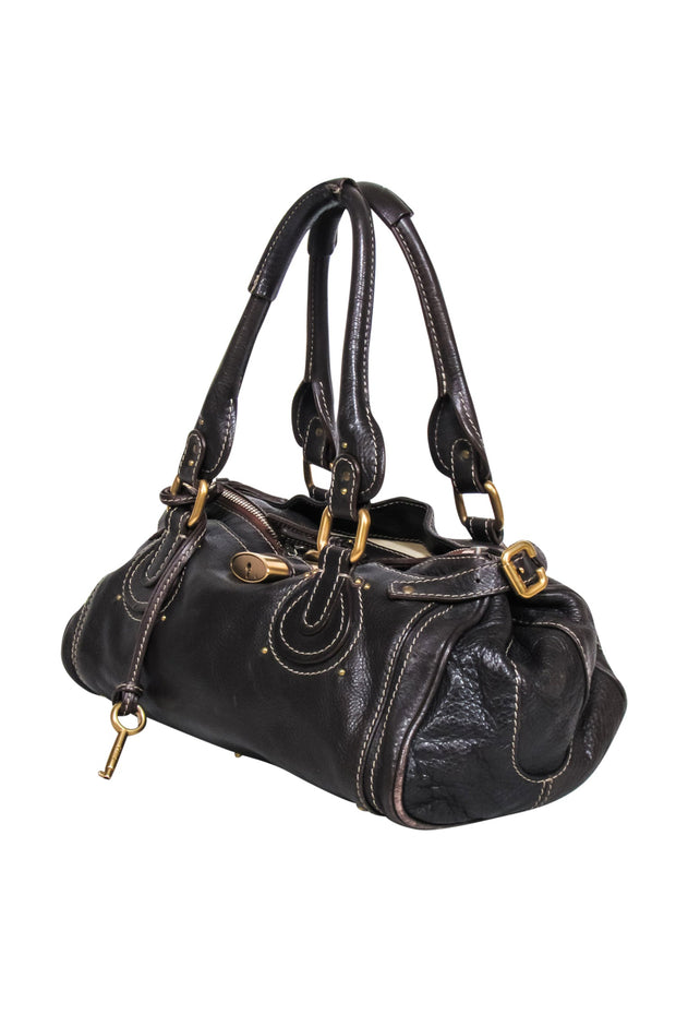 Current Boutique-Chloe - Brown Leather Medium Paddington Bag