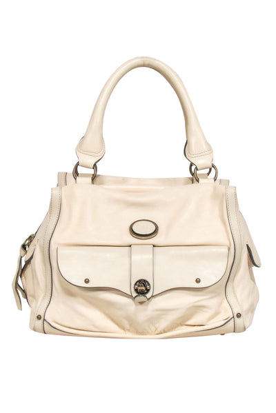 Current Boutique-Chloe - Ivory Leather Large Shoulder Bag