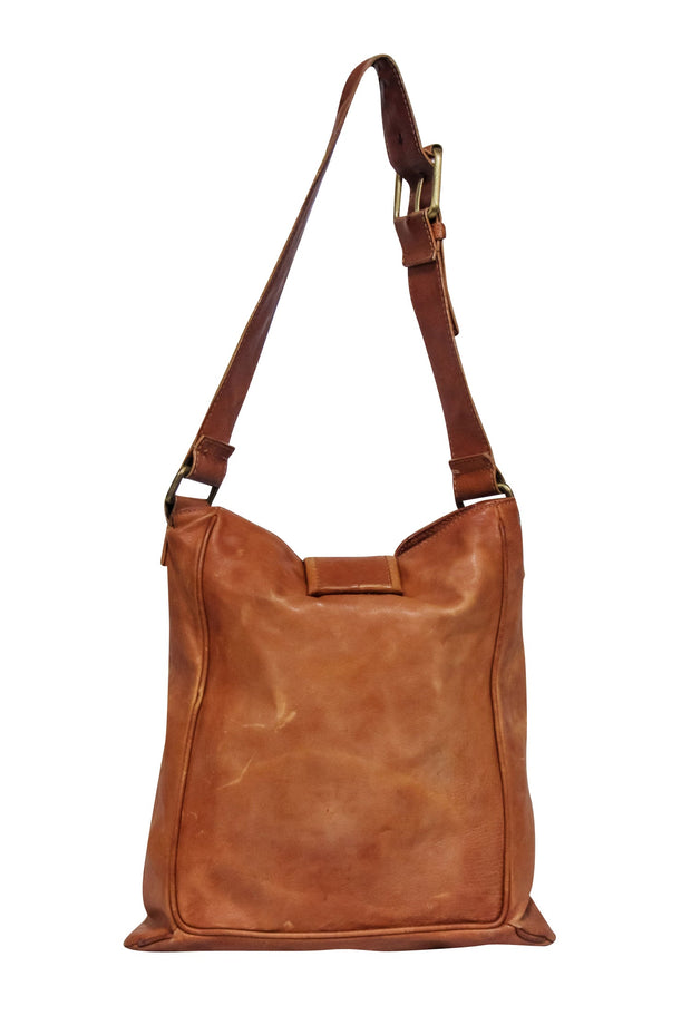 Current Boutique-Chloe - Tan Leather Rectangular Shoulder Bag
