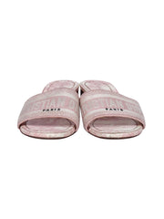 Current Boutique-Christian Dior - Pink & White "Dway" Mule Heels Sz 6