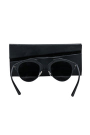 Current Boutique-Christian Dior - Black Cat Eye Aviator Sunglasses