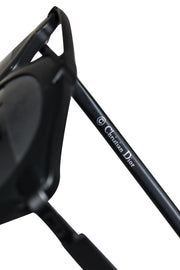 Current Boutique-Christian Dior - Black Cat Eye Aviator Sunglasses