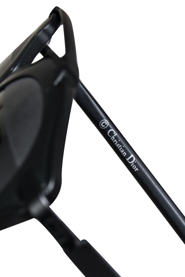 Current Boutique-Christian Dior - Black Cat Eye Aviator Sunglasses