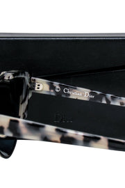 Current Boutique-Christian Dior - Black & Cream Tortoise Cat Eye Sunglasses