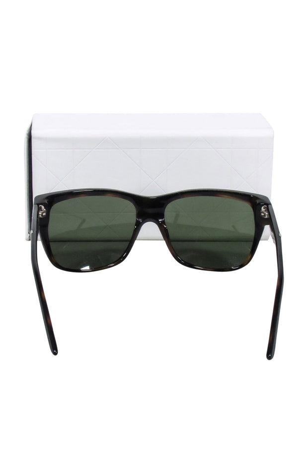 Current Boutique-Christian Dior - Black Rectangular Sunglasses