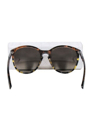 Current Boutique-Christian Dior - Brown Tortoise Round Frame Sunglasses