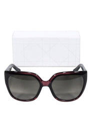 Current Boutique-Christian Dior - Iridescent Maroon Large Sunglasses