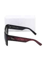 Current Boutique-Christian Dior - Iridescent Maroon Large Sunglasses