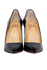 Current Boutique-Christian Louboutin - Black Patent Leather “Hot Chick 100” Pumps Sz 6.5