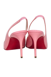 Current Boutique-Christian Louboutin - Pink Patent Sling Back Pump Sz 6.5