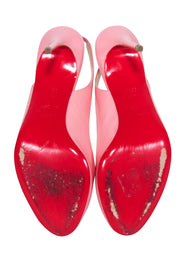 Current Boutique-Christian Louboutin - Pink Patent Sling Back Pump Sz 6.5