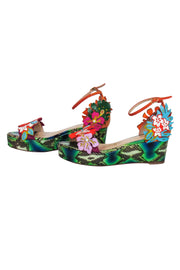 Current Boutique-Christian Louboutin - Multi Color "Ha Why Luna" Platform Wedge Sz 6